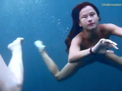 Free Kilo Movies presents: Naked ladies swim and look sexy underwater