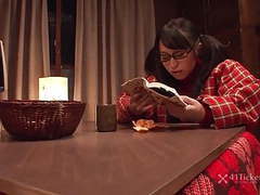 Free Kilo Movies presents: Nana kunimi masturbates to erotica (uncensored jav)