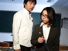 Free Kilo Movies presents: Horny japanese teacher minami kitagawa blows her students ha