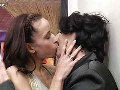 Free Kilo Movies presents: Sexy girl fucks mature lesbian mom
