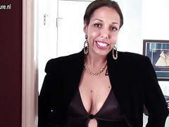 Free Kilo Movies presents: Hairy american housewife playing with her bushy pussy