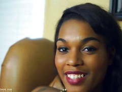Free Kilo Movies presents: Amateur girl in porn audition masturbates and squirts