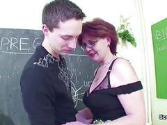 Free Kilo Movies presents: Milf biologi techer show boy how to get pregnant with fuck