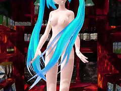 Free Kilo Movies presents: Mmd sexy blue hair babe pierced nipples and pussy gv00081