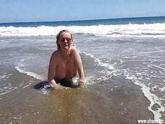 Free Kilo Movies presents: The beach whore for everyone on gran canaria uncut
