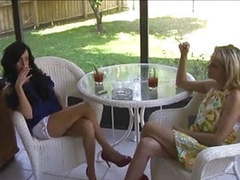 Free Kilo Movies presents: Hot milf cougars smoking sex threesome