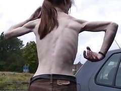 Free Kilo Movies presents: A skinny mature woman with small empty saggy tits