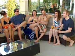 Free Kilo Movies presents: New young couple goes to a swingers party for the first time