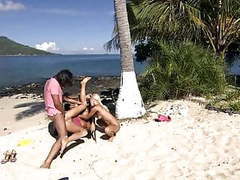 Free Kilo Movies presents: Two girls fuck at caribian beach