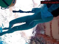 Free Kilo Movies presents: Perfect shaved teen in the pool