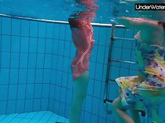 Free Kilo Movies presents: Bubarek and birtakik enjoy eachother in the pool