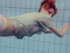 Free Kilo Movies presents: Nastya volna is like a wave but underwater