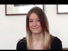Free Kilo Movies presents: A pretty hungarian girl with tight fit body does a casting