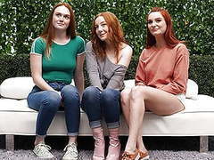Free Kilo Movies presents: 3 redheads and one lucky ass guy