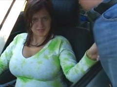 Free Kilo Movies presents: Busty boobiekat car blowjob through window