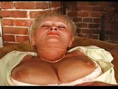 Free Kilo Movies presents: Mature in stockings with grey pussy hair spreads and plays