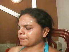 Free Kilo Movies presents: Stupid slave eats spit, snot and ass of 4 girls