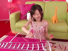 Free Kilo Movies presents: Japanese babe gets a toy in her tight pussy