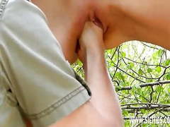 Free Kilo Movies presents: Fisting hot wifes greedy pussy in public