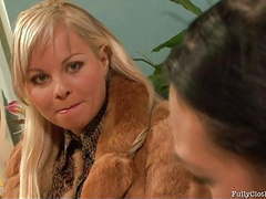 Free Kilo Movies presents: Hot clothed sex with two gorgeous babes