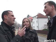 Free Kilo Movies presents: Sexy czech babe picked up for threesome