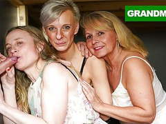 Free Kilo Movies presents: Triple blonde granny orgy