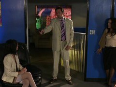 Free Kilo Movies presents: Ffm threesome with cum loving kristina rose and jennifer dark, Foursome, Group Sex, Hardcore, Pornstars, Lingerie