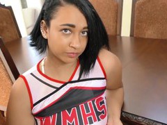 Free Kilo Movies presents: Chubby chick emori pleezer gives head and gets fucked good, Couple, Hardcore, Uniform, Cheerleaders, Doggystyle, Blowjob, Missionary, Pussy, Shaved Pussy, Chubby, Big Tits, Natural Tits, Latina