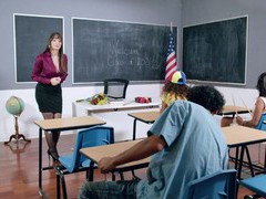 Free Kilo Movies presents: Stunning teacher wearing stockings gets fucked in the class room - sarah lace, Couple, Hardcore, Pornstars, MILF, Long Hair, Pussy Licking, Lingerie, Stockings, Nylon, Blowjob, Anal, Pussy, Shaved Pussy, Cowgirl, Big Tits, Fake Tits, Teachers