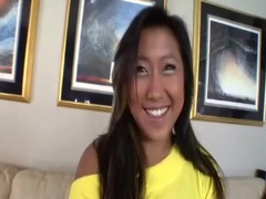 Free Kilo Movies presents: Asian teen is cute in striptease porn video