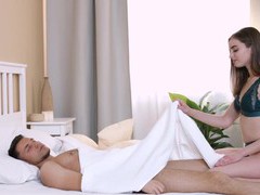 Free Kilo Movies presents: Cute teen vika lita sucks and rides dick
