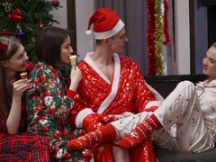 Free Kilo Movies presents: Lucky dude gets the best christmas gift - lina sun and alice xo