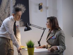 Free Kilo Movies presents: Rebecca volpetti wearing nylon stockings getting fucked hard