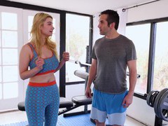 Free Kilo Movies presents: Hot angelica coralvine sucking her coach's dick in the gym