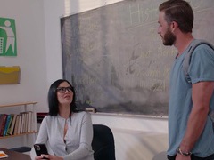 Free Kilo Movies presents: Kinky math tutor jasmine jae loves giving head and having sex