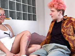 Free Kilo Movies presents: Classmate agreed to help with homework at her home...