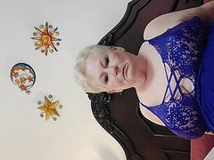Free Kilo Movies presents: Granny masturbating with toys