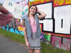 Free Kilo Movies presents: Hardcore fucking outdoors with small tits stranger mina k. hd
