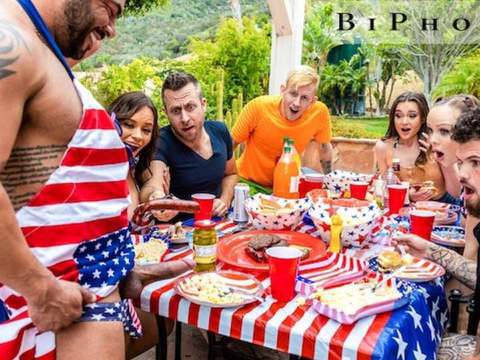 Free Kilo Movies presents: Biphoria - 4th of july hot af bi orgy