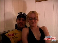 Free Kilo Movies presents: Slutty blonde strips from her little dress