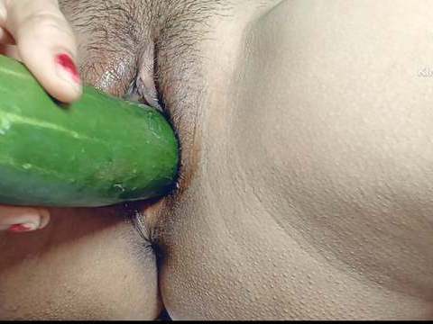 Free Kilo Movies presents: I can't get any where big black cock so my small pussy fucked by big cucumber  in hindi