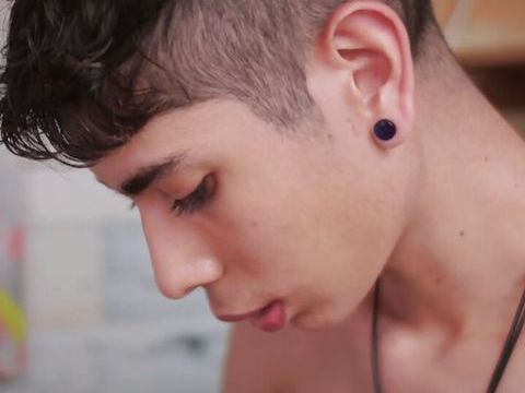 Free Kilo Movies presents: Mike torres sucking big dick skinny twink magic c until he cums on his tongue