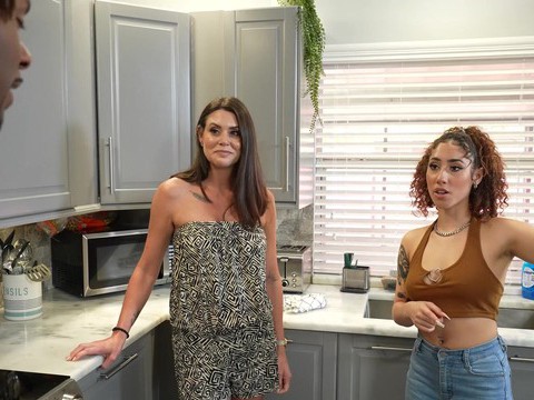 Free Kilo Movies presents: Ffm threesome with cock hungry kira perez abby somers. hd video