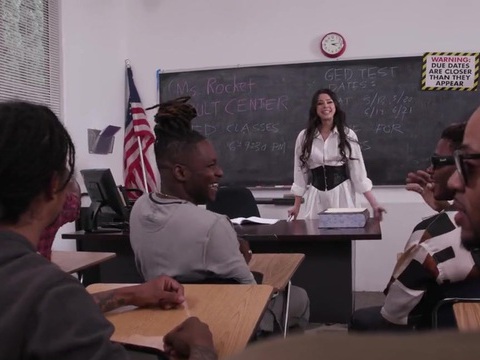 Free Kilo Movies presents: Hardcore interracial fucking in the office with a cum loving slut