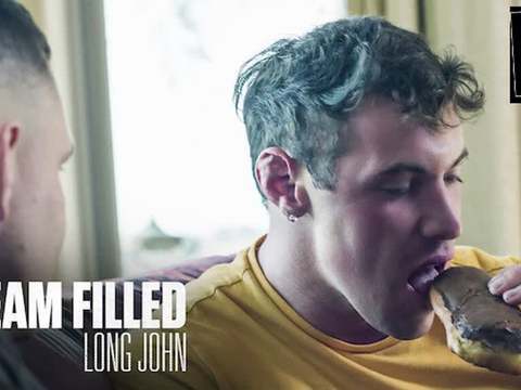 Free Kilo Movies presents: Creepy muscle hunk feeds cum filled pastry to friend - disruptivefilms