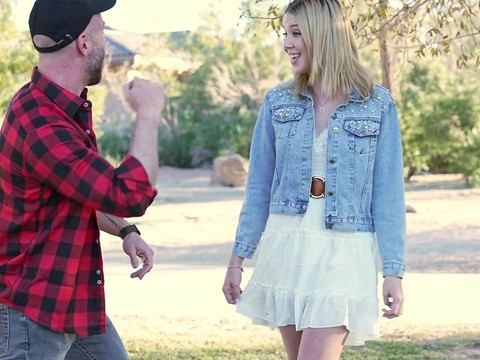 Free Kilo Movies presents: Sophia sterling with shaved pussy & natural tits gets fucked