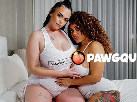 Free Kilo Movies presents: Pawgqueen interracial lesbians twerking and strap-on fucking