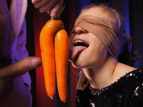 Free Kilo Movies presents: I'm very angry!! my stepbrother tricked me into sucking his dick with the help of taste game - xsanyany