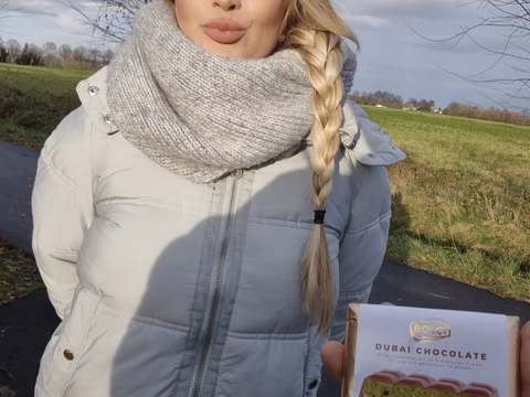 Free Kilo Movies presents: I blow and fuck a stranger for the last dubai chocolate from the discount store - risky public sex - litclit