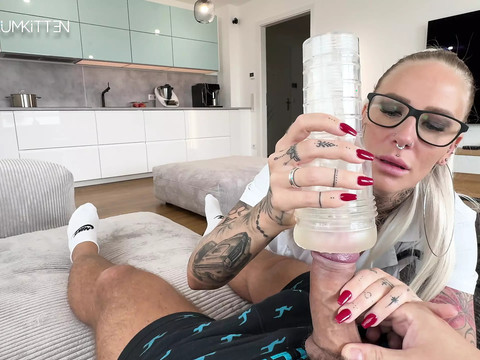 Free Kilo Movies presents: Ride therapy for pole fever - raw xxl glasses facial you won't forget